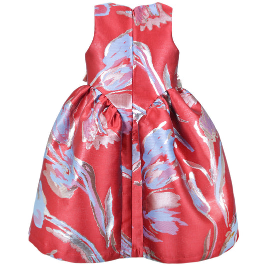 Gathered Hip Midi Dress