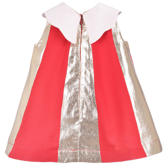 Candy Cane Trapeze Dress & Bloomers
