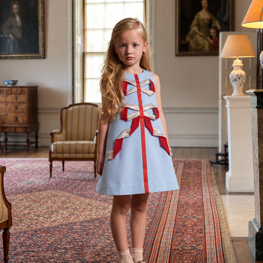 Origami Ribbon Shift Dress