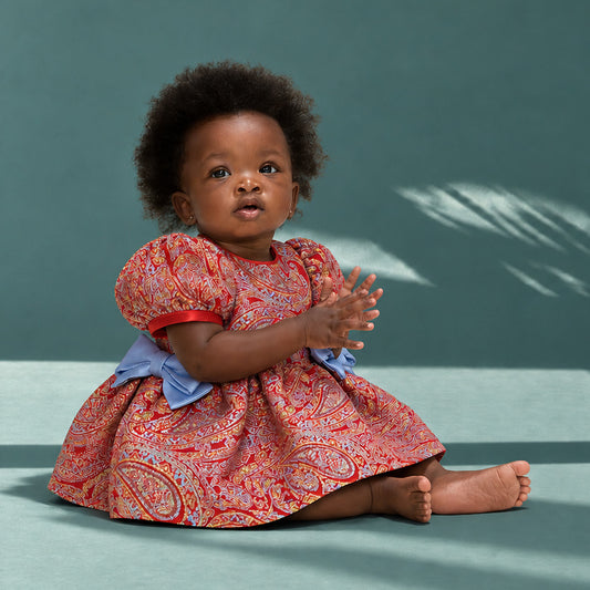 Puff Sleeve Bodice Dress & Bloomers