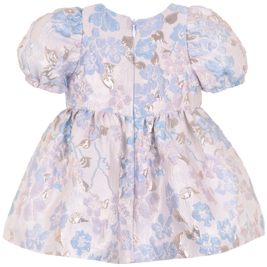 Baby's Puff Sleeve Bodice Dress & Bloomers