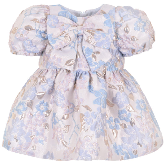 Baby's Puff Sleeve Bodice Dress & Bloomers