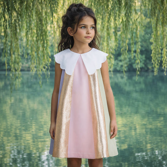 Rainbow Trapeze Dress