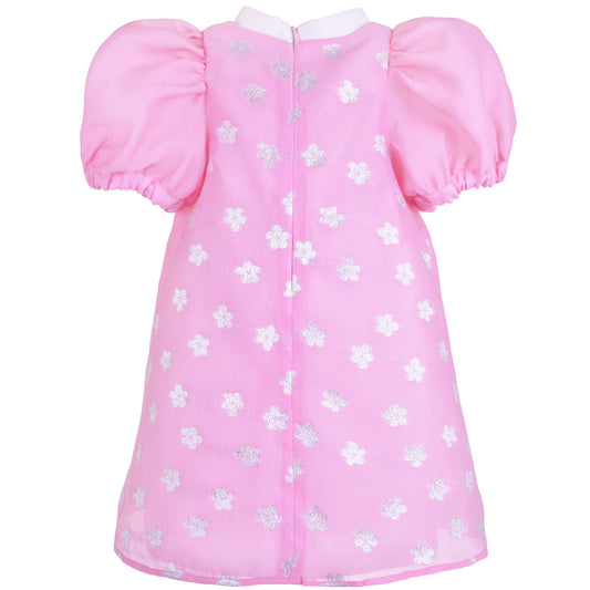 Puff Sleeve Shift Dress