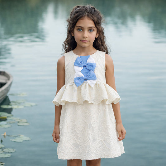 Pinwheel Peplum Shift Dress