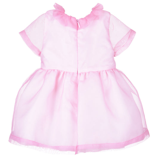 Baby's Multi Bow Bodice Dress & Bloomers in Sugared Almond