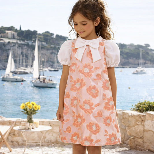 Puff Sleeve Shift Dress