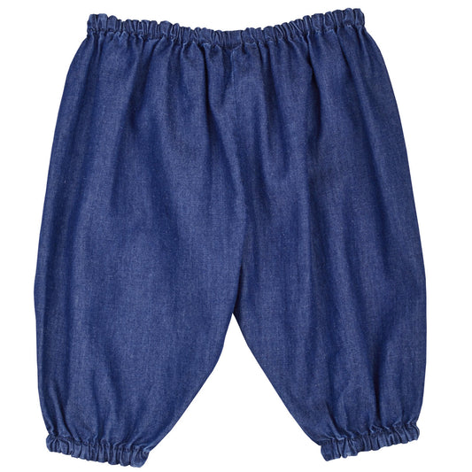 Baby's Chambray Gathered Trousers