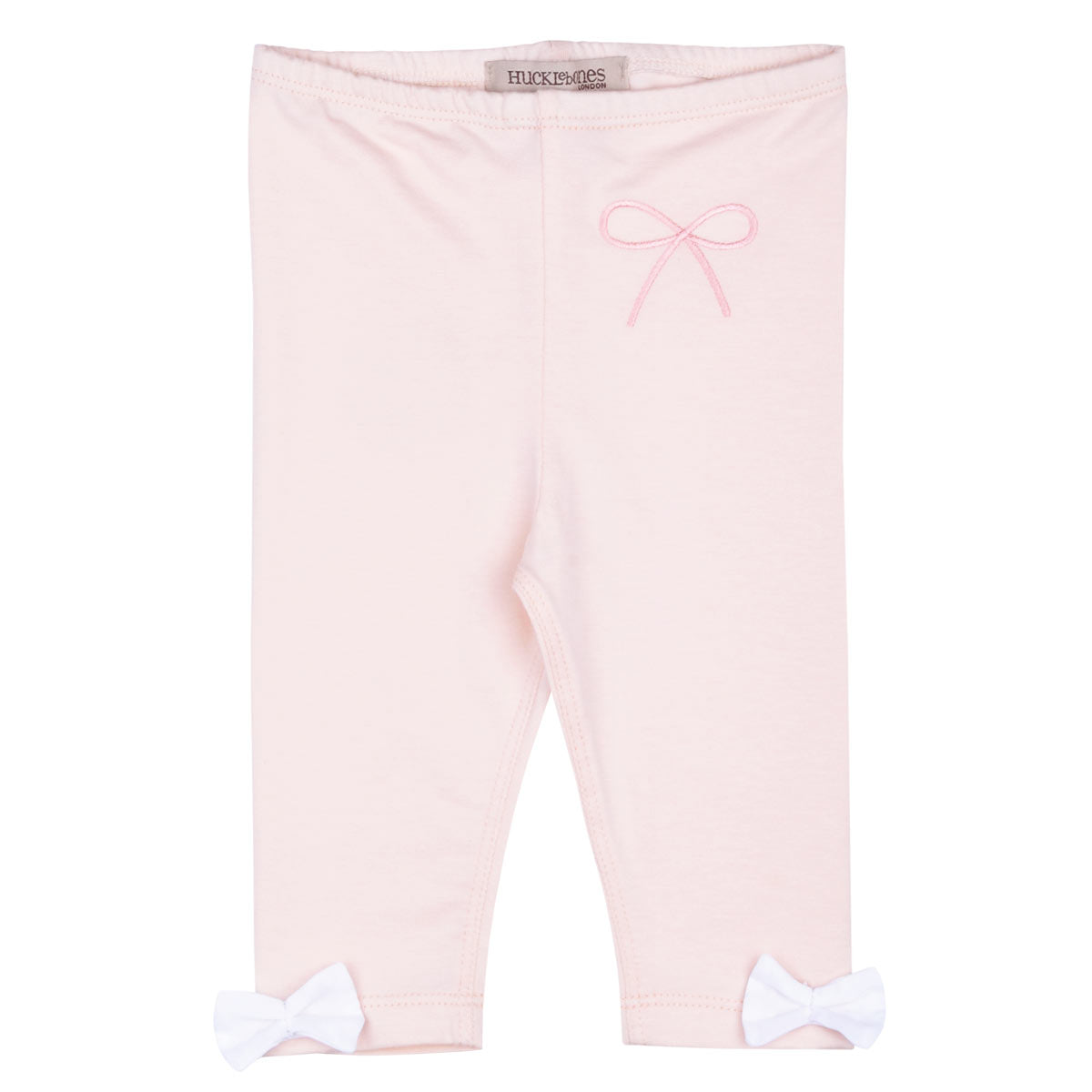 Baby's Leggings with Contrast Bows