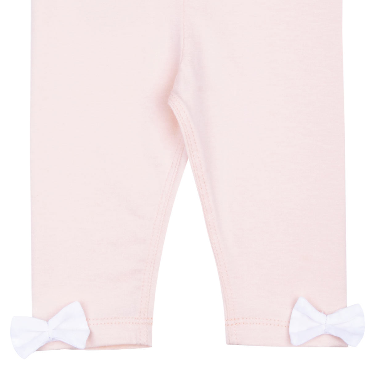 Baby's Leggings with Contrast Bows