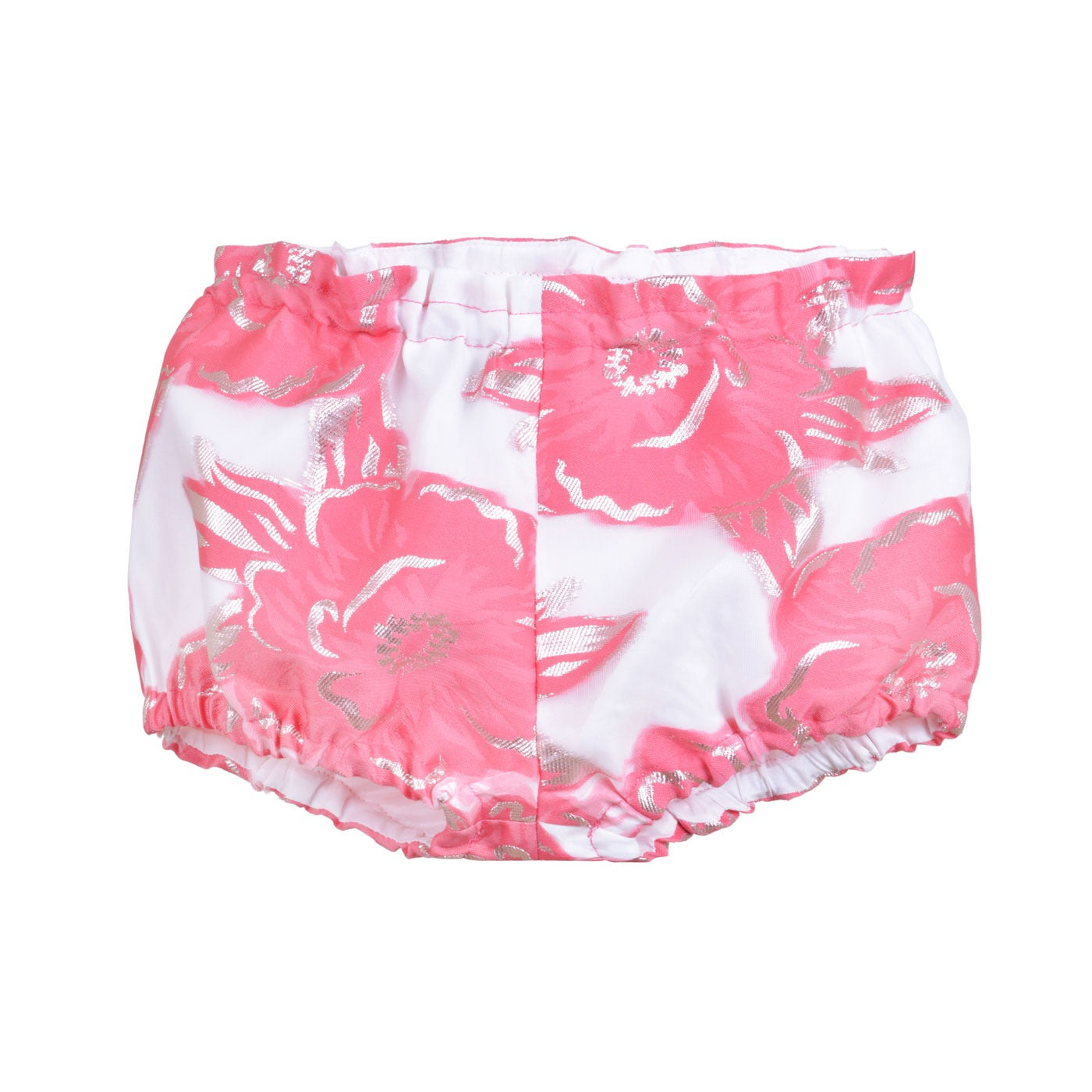 Baby's Rosette Bow Flutter Dress & Bloomers