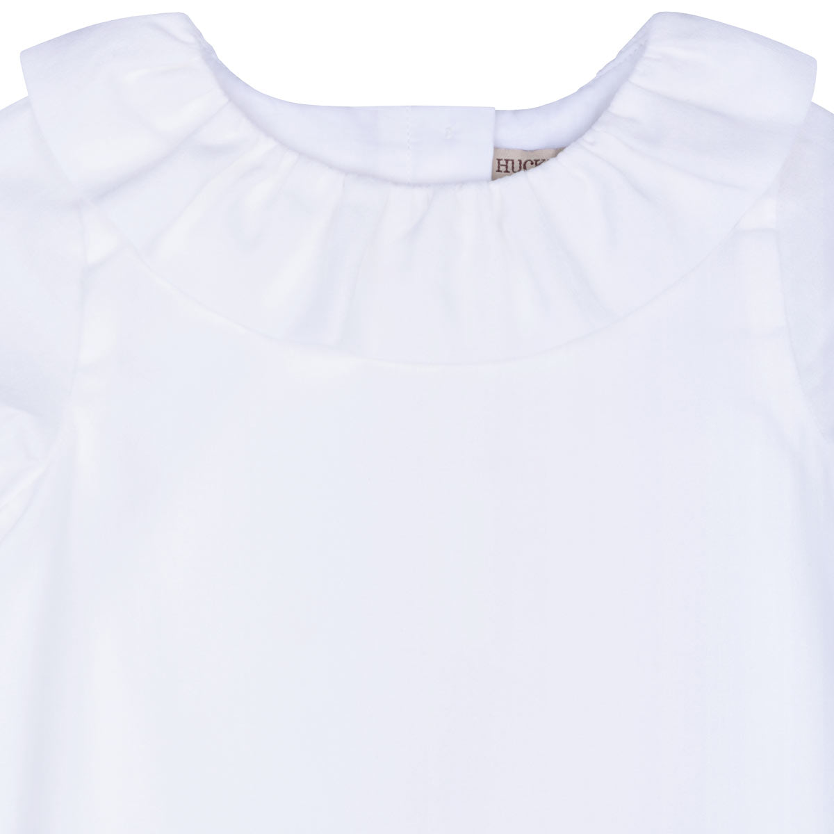 Baby's Ruffle Neck Short Sleeve Blouse