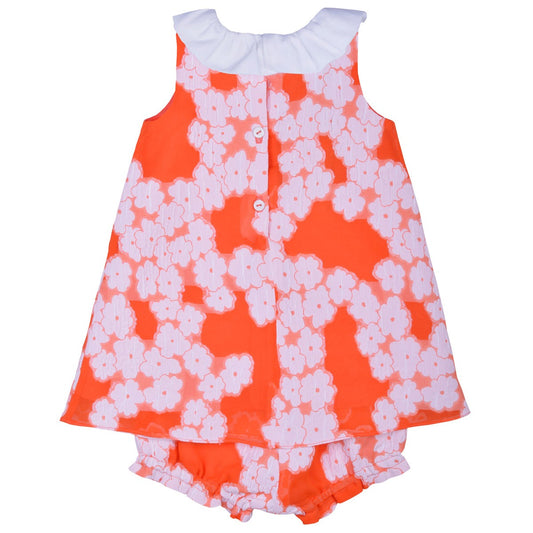 Baby's Scatted Floral Swing Dress & Bloomer Set