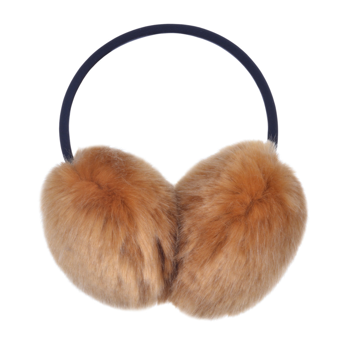 Girl's Faux Fur Earmuffs in Toffee