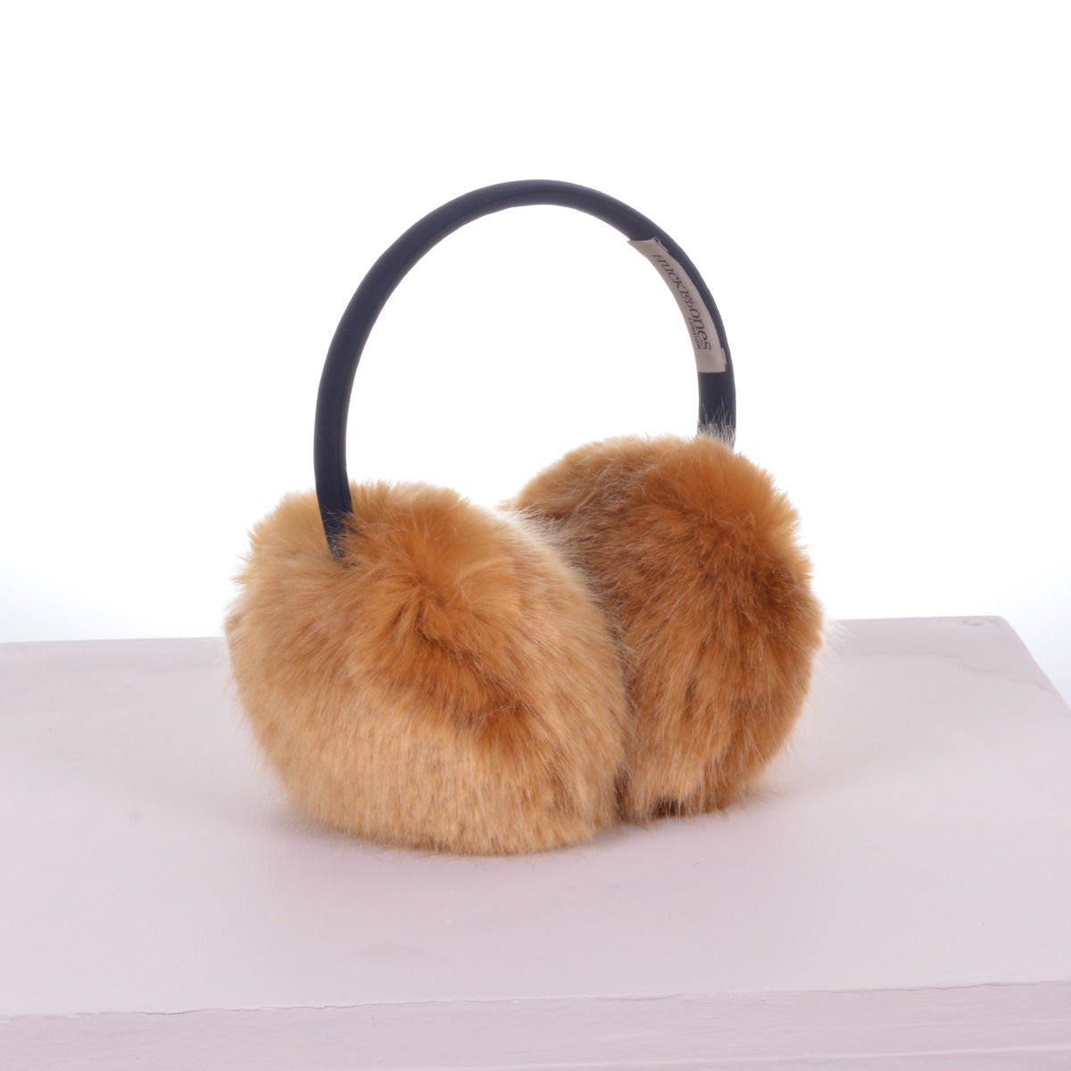 Girl's Faux Fur Earmuffs in Toffee