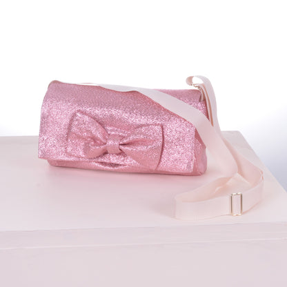 Girl's Bow Bag in Sugarplum