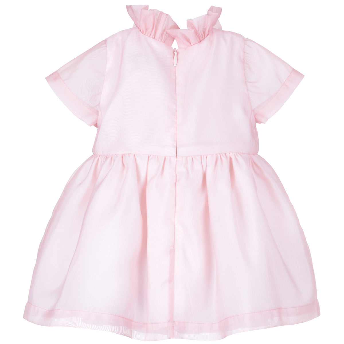 Baby's Multi Bow Bodice Dress & Bloomers in Petal Pink