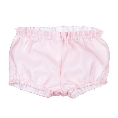 Baby's Multi Bow Bodice Dress & Bloomers in Petal Pink