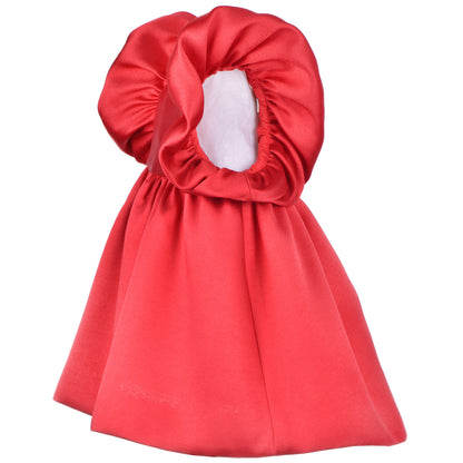 Baby's Twisted Sleeve High Low Dress & Bloomers in Cherry