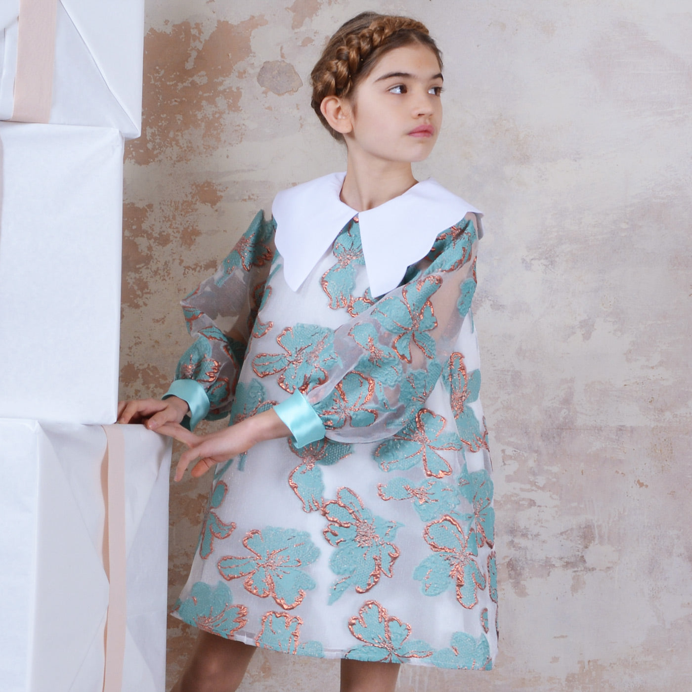 Long Sleeved Shift Dress