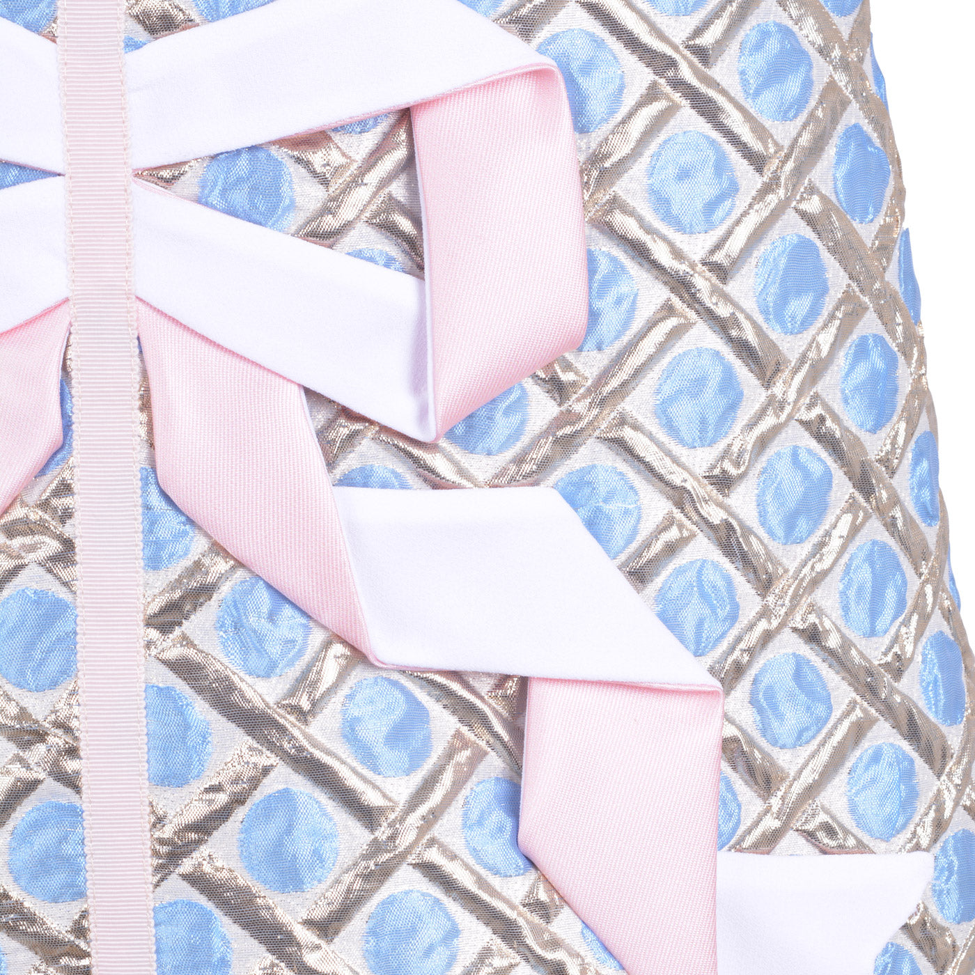 Origami Ribbon Shift Dress