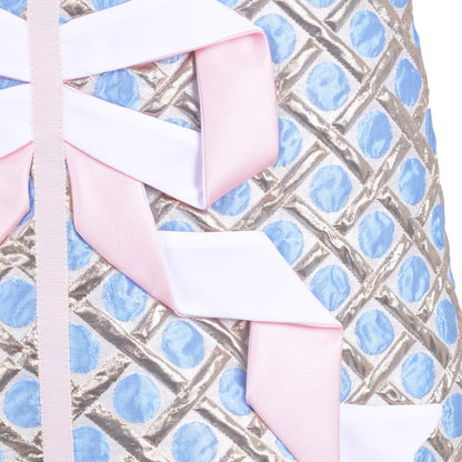 Origami Ribbon Shift Dress