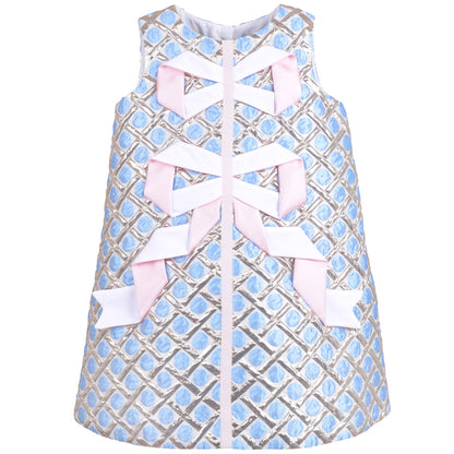 Origami Ribbon Shift Dress