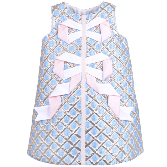 Origami Ribbon Shift Dress
