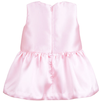 Origami Ribbon Peplum Dress & Bloomers