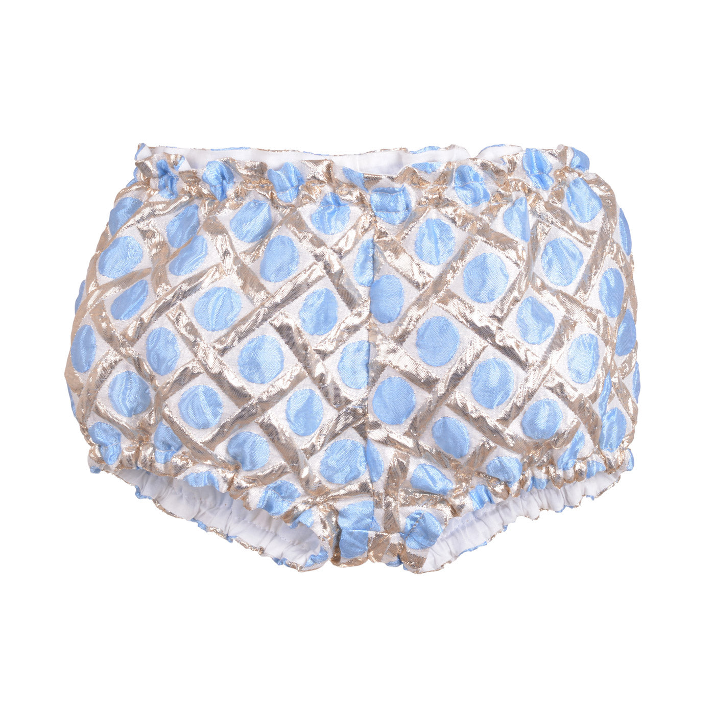 Origami Ribbon Peplum Dress & Bloomers