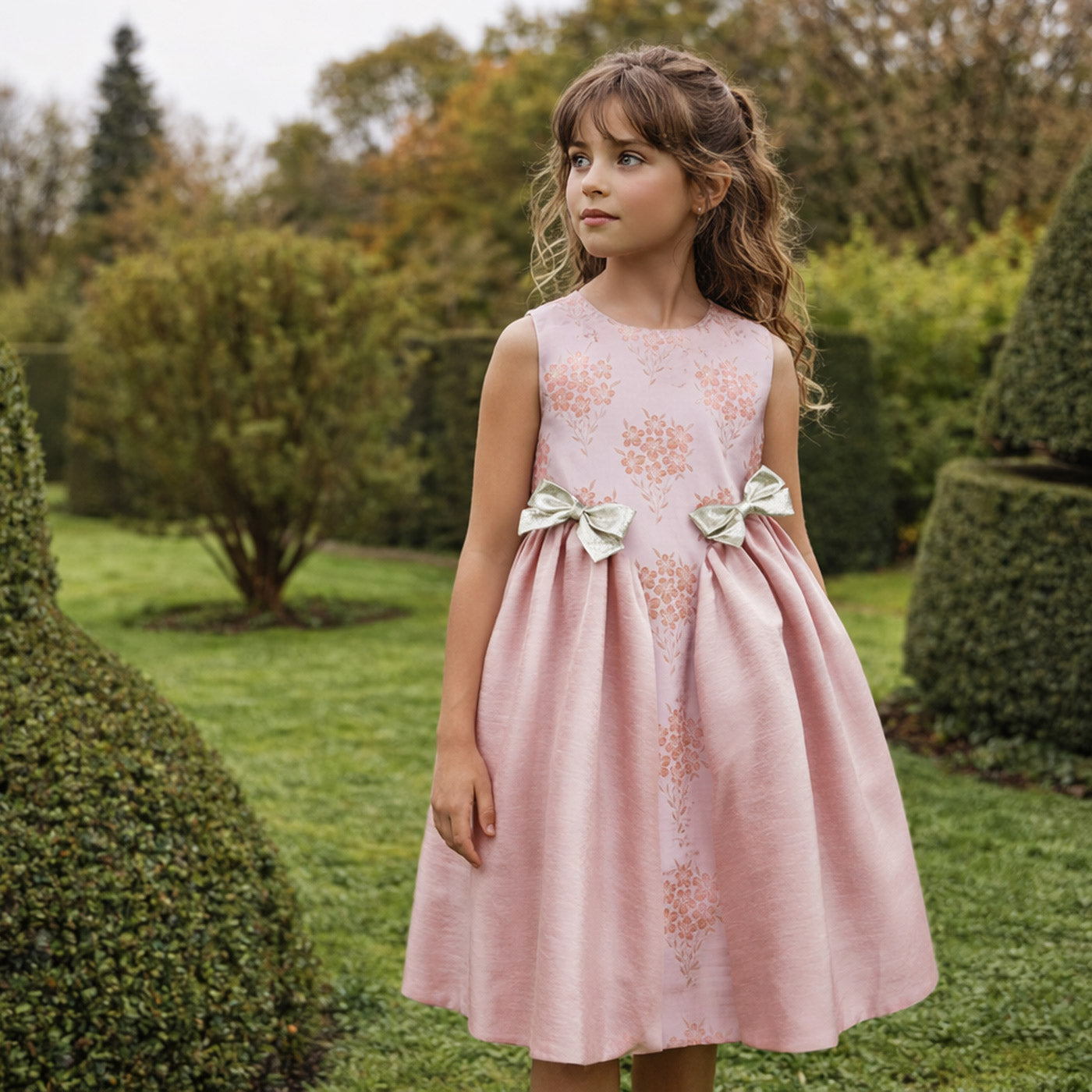 Gathered Hip Midi Dress