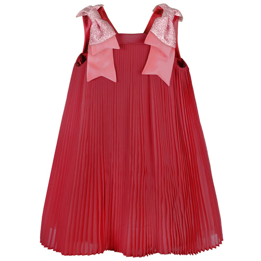 Pleated Trapeze Dress