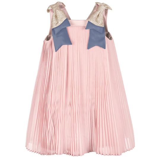 Pleated Trapeze Dress