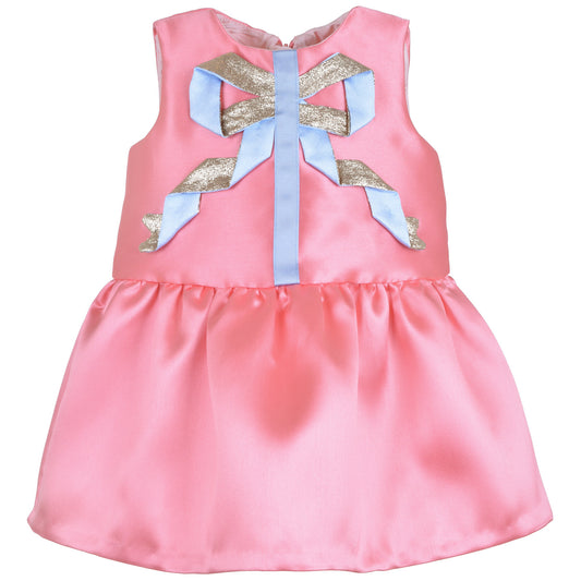 Origami Ribbon Shift Dress & Bloomers