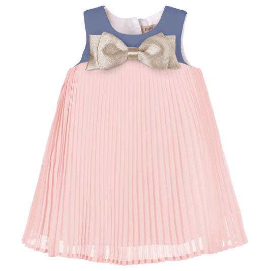 Pleated Trapeze Dress & Bloomers