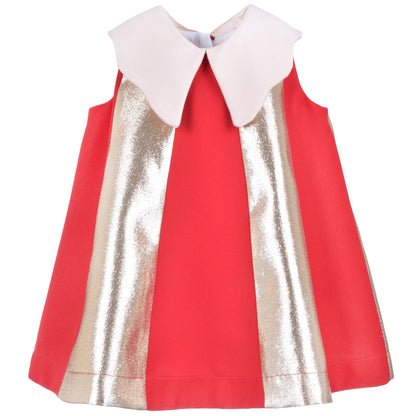 Candy Cane Trapeze Dress & Bloomers