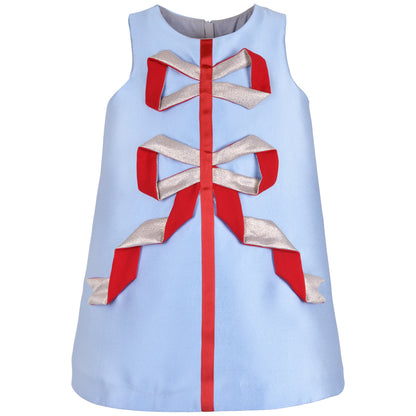 Origami Ribbon Shift Dress