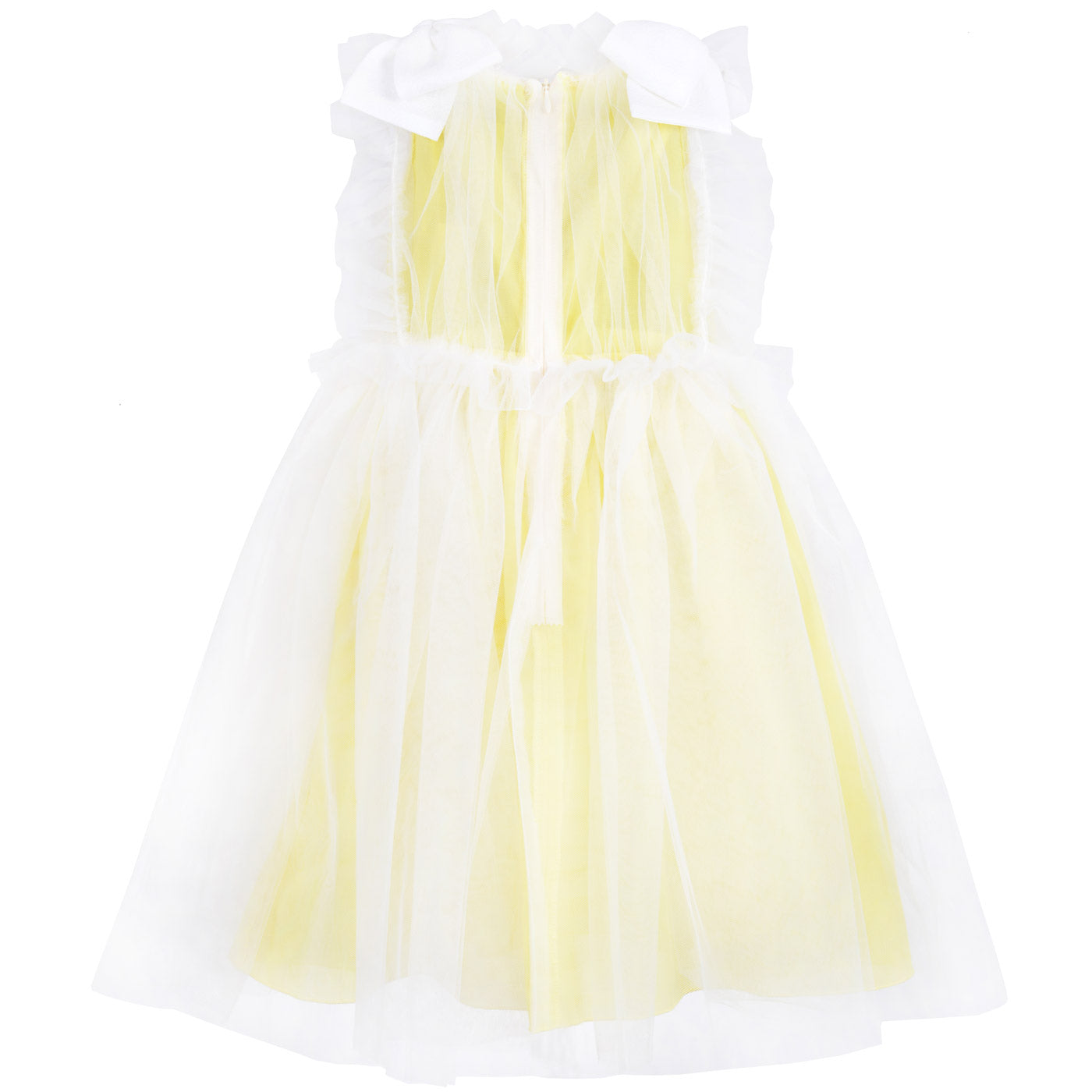 Girl's Ruffle Midi Dress in Primrose