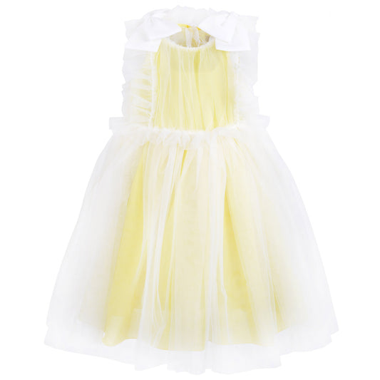Girl's Ruffle Midi Dress in Primrose