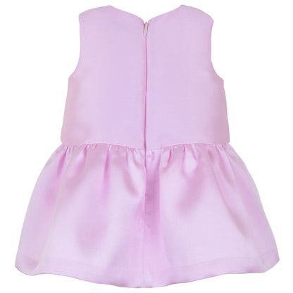 Baby's Guilded Bow Shift Dress & Bloomers