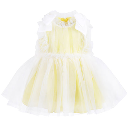Baby's Ruffle Midi Dress & Bloomers in Primrose