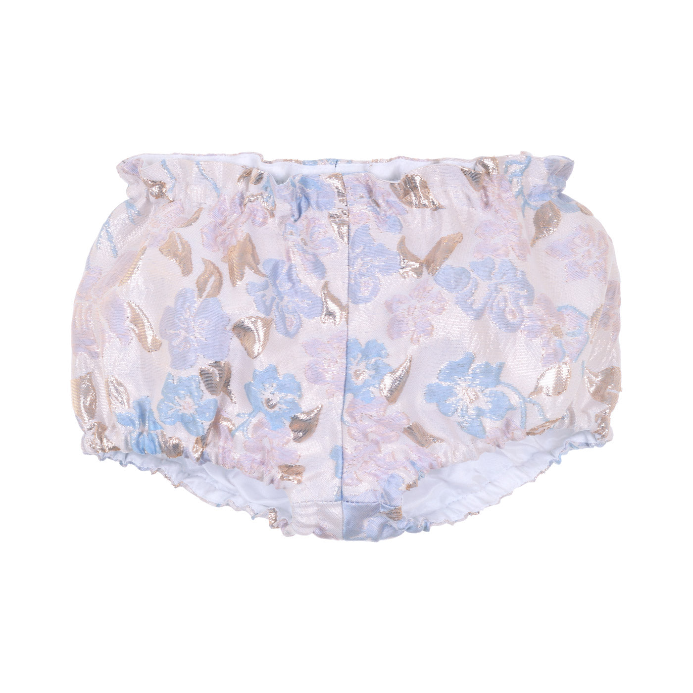 Baby's Puff Sleeve Bodice Dress & Bloomers