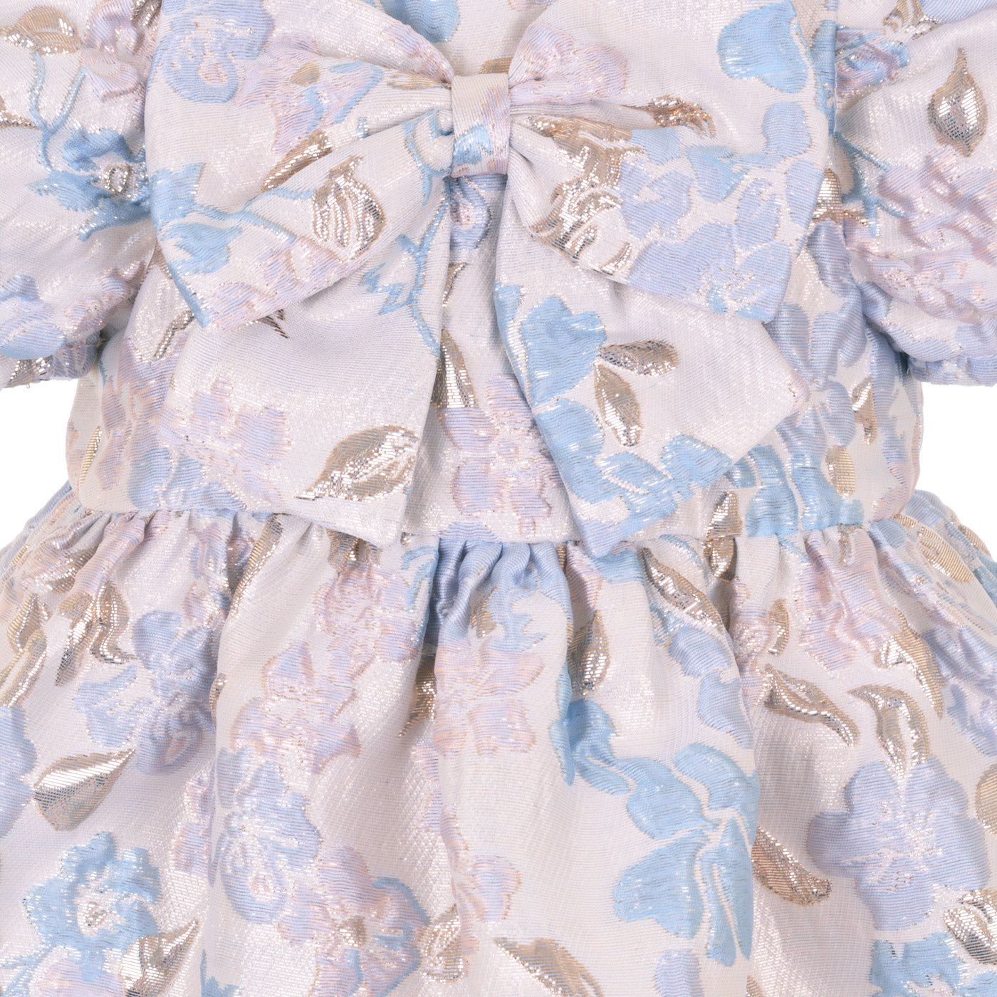 Baby's Puff Sleeve Bodice Dress & Bloomers