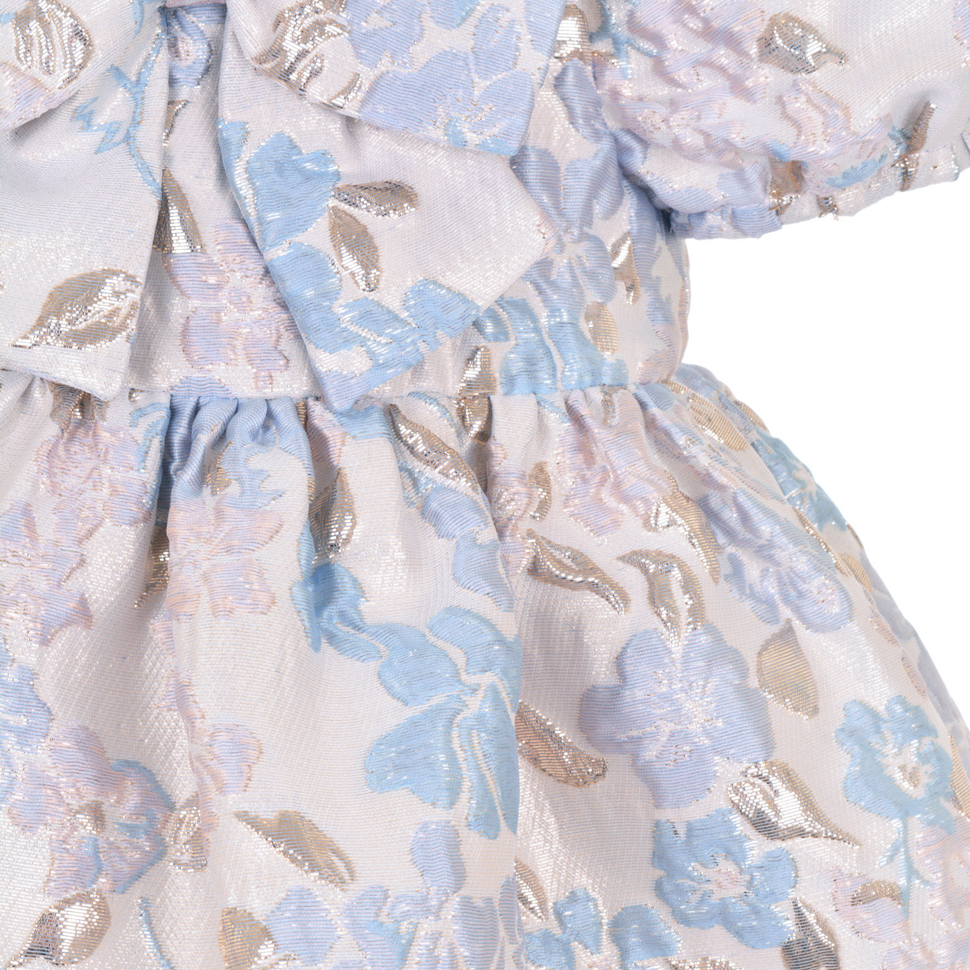 Baby's Puff Sleeve Bodice Dress & Bloomers