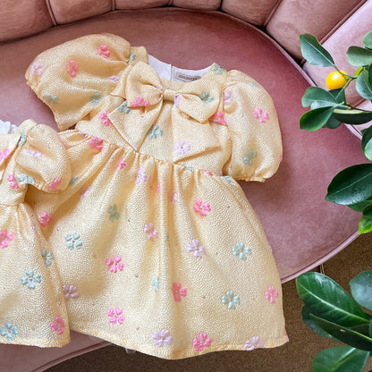 Puff Sleeve Bodice Dress