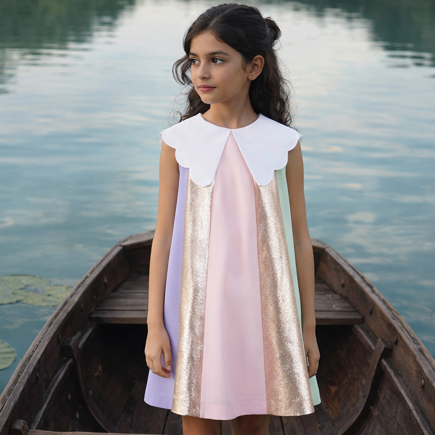 Rainbow Trapeze Dress