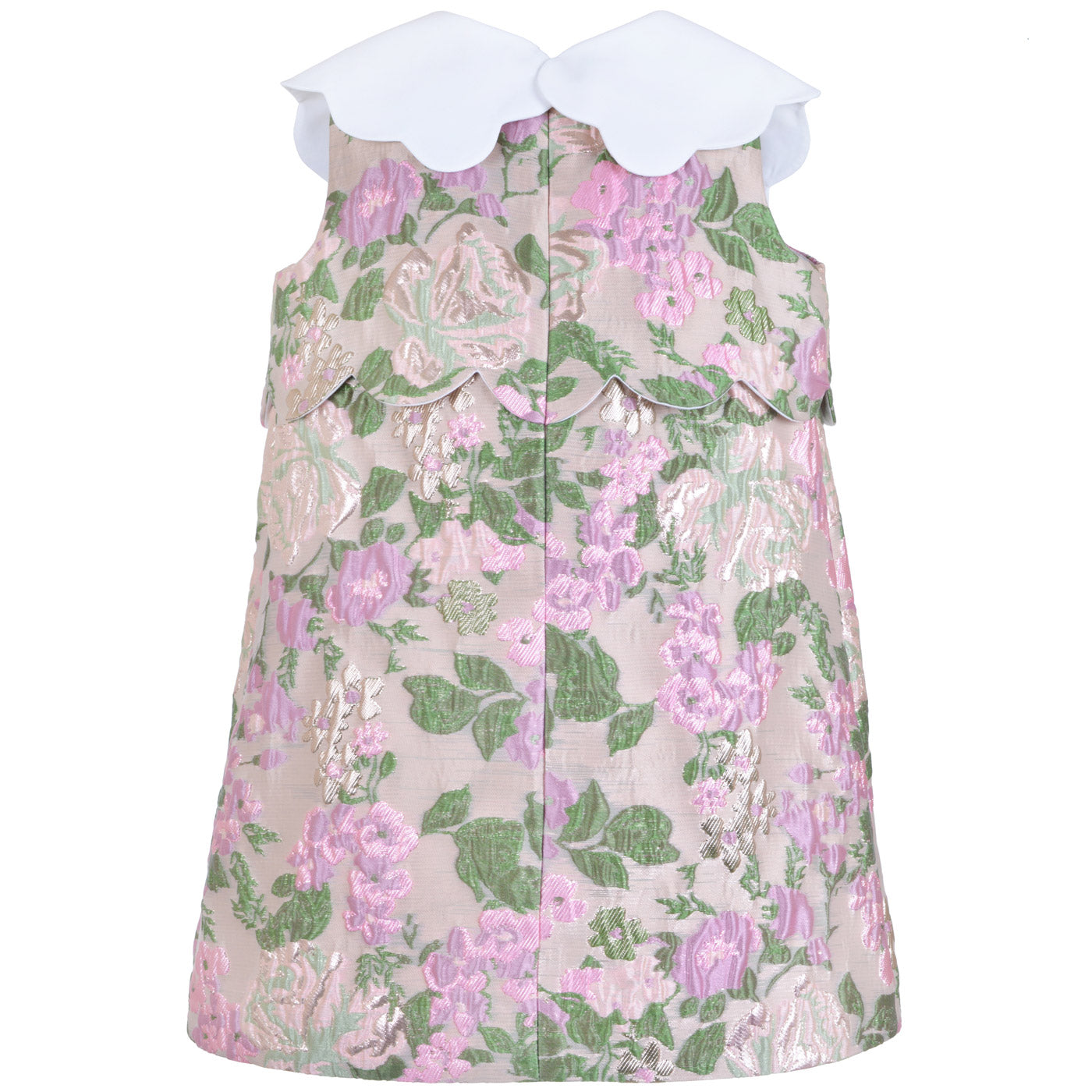 Scalloped Shift Dress