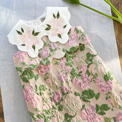 Scalloped Shift Dress