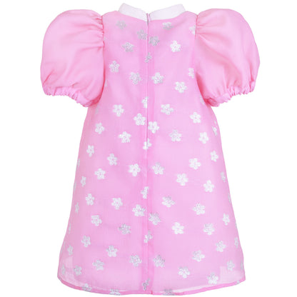 Puff Sleeve Shift Dress