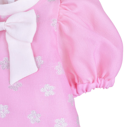 Puff Sleeve Shift Dress